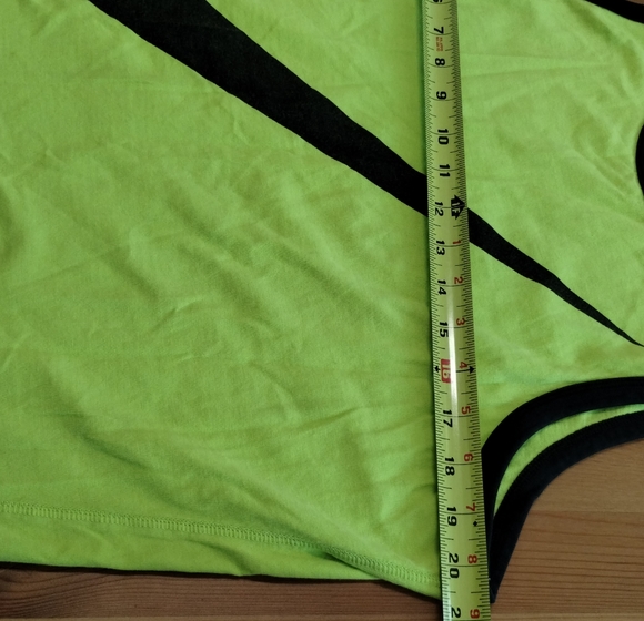 WOMENS NIKE TEE NEON YELLOW TANK TOP STANDARD FIT RUNNING ACTIVE - Picture 12 of 12